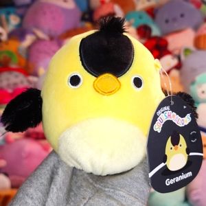 🖤 GERANIUM 🐦 Yellow/Black Finch SELECT SERIES Black Tag Original Squishmallow